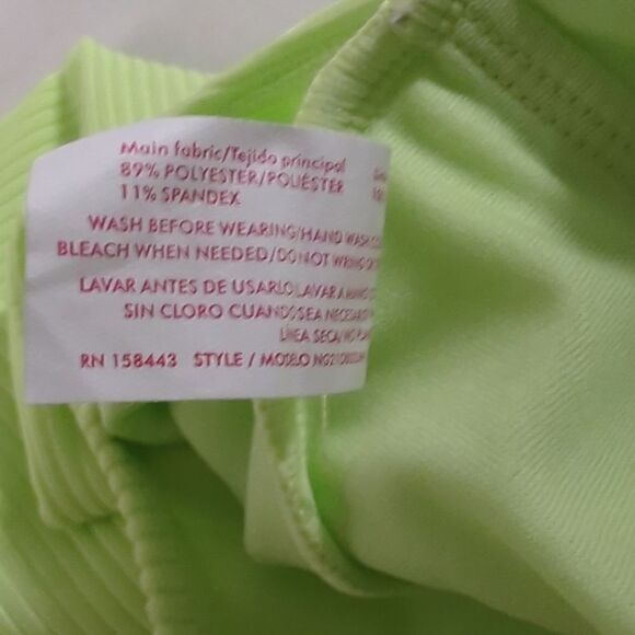 NWT Ninety Nine Degrees Green One Piece Swimsuit - Picture 5 of 5